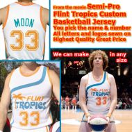 Jackie Moon Wil Ferrell Tropics Semi-Pro Authentic Basketball Jersey