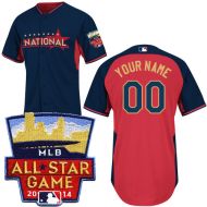 National League Authentic Personalized 2014 All-Star BP Jersey