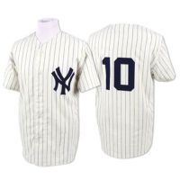 New York Yankees Legends Classic Home Pinstripe Jersey #10 Phil Rizzuto