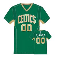 Boston Celtics  Authentic Style Alt St Patrick's Day Sleeved Green Basketball Jersey 