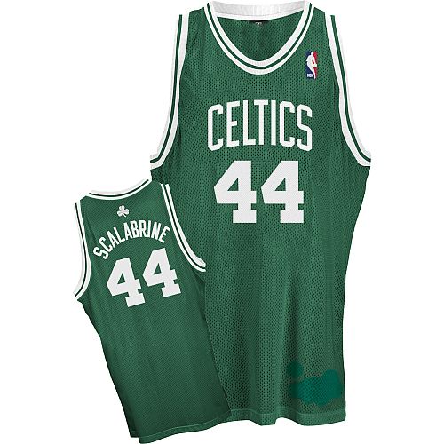 Boston Celtics Authentic Style Road Jersey Green #44 Brian Scalabrine
