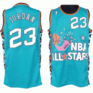 1996 NBA All-Star Game Authentic Aqua East Jersey Michael Jordan 23 Or Custom