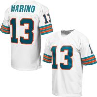 Miami Dolphins NFL Authentic White Football Jersey #13 Dan Marino