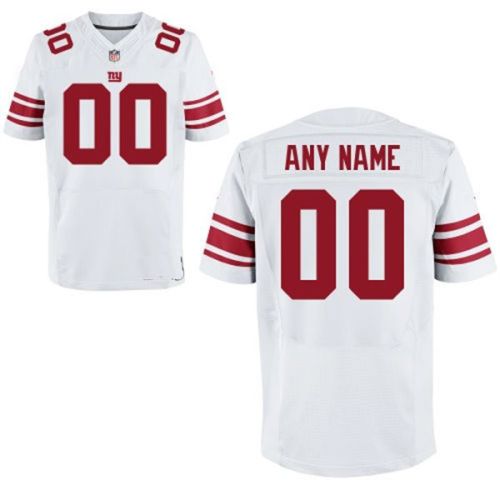 New York Giants RBK Style  Authentic White Jersey (Pick A Player)