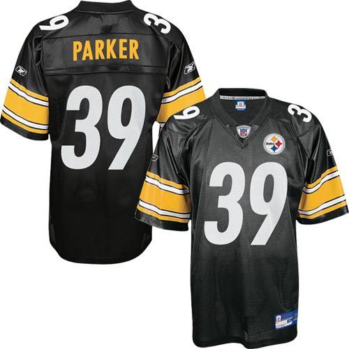 Pittsburgh Steelers NFL Black Football Jersey #39 Willie Parker