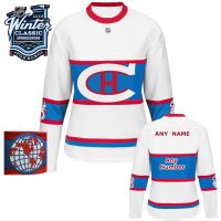 Montreal Canadiens  2016 Winter Classic Ladies White Jersey Custom or Blank