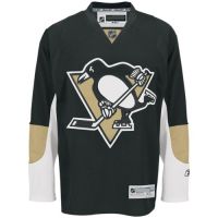 Pittsburgh Penguins NHL Premium Black Hockey Game Jersey