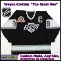 Wayne Gretzky 99 LA Kings Authentic Style Black 1993 Stanley Cup Jersey