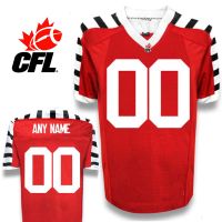 CFL Custom Hamilton Tiger-Cats Premier TC Alt 3nd Red Football Jersey