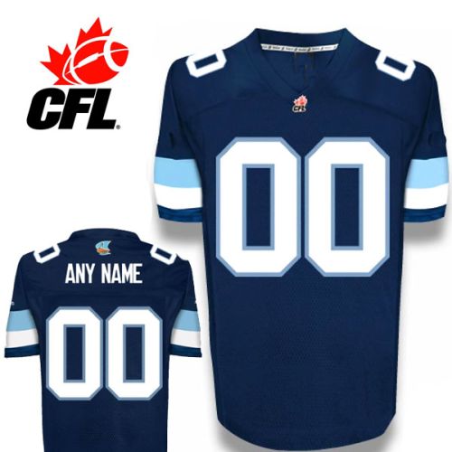 CFL Custom Toronto Argonauts Premier TC Alt 3nd Blue Football Jersey