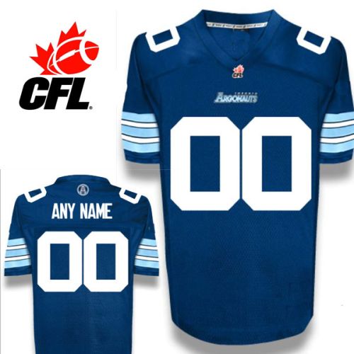 CFL Custom Toronto Argonauts Premier TC Blue Football Jersey