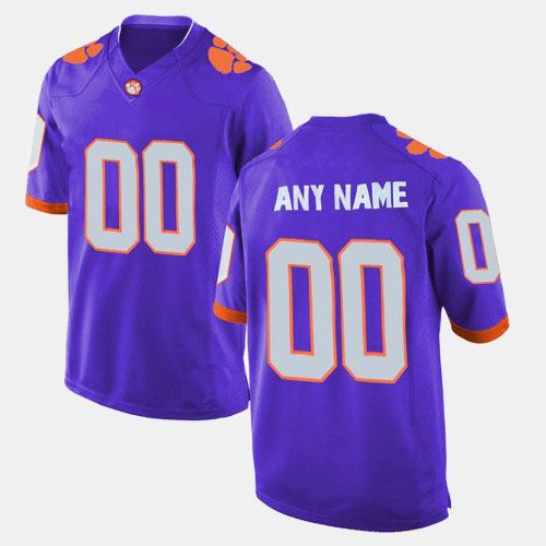 Clemson Tigers Purple NCAA College Football Jersey 