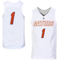 Florida Gators NCAA College White Basketball Jersey 