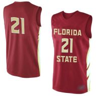 Florida State Seminoles  NCAA College Red  Basketball Jersey 