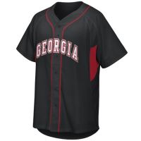 Georgia Bulldogs Black NCAA College Baseball Jersey 