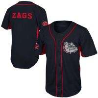 Gonzaga Bulldogs Navy Blue NCAA College Baseball Jersey 