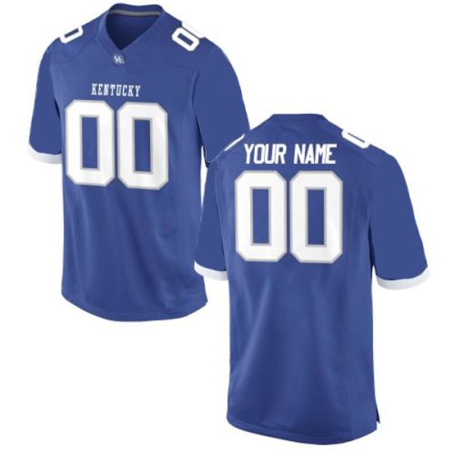 Kentucky Wildcats Blue NCAA College Football Jersey 