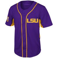 LSU Tigers Purple NCAA College Baseball Jersey 