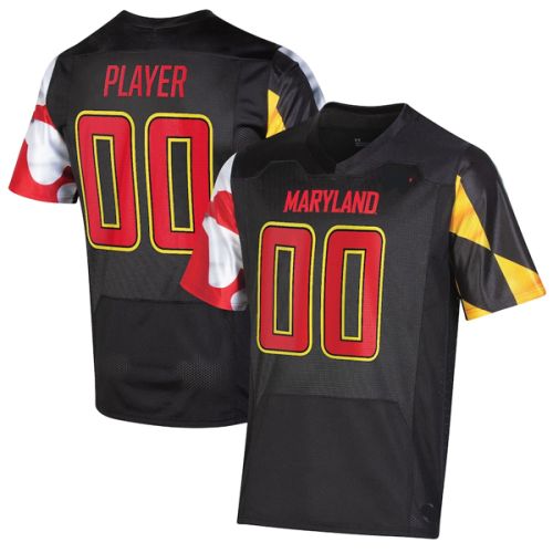 Maryland Terrapins Black T22 NCAA College Football Jersey 