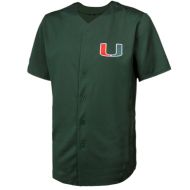 Miami Hurricanes Green Style 2 NCAA College Baseball Jersey 