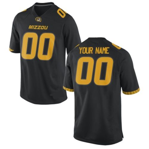 Missouri Tigers Black NCAA College Football Jersey 