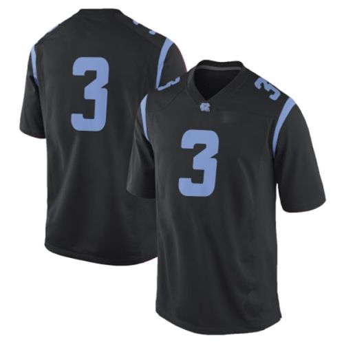 North Carolina Tar Heels Black NCAA College Football Jersey 