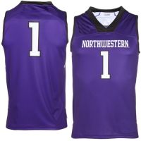 Northwestern Wildcats NCAA College Purple Basketball Jersey 