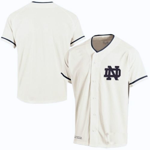 Notre Dame Fighting Irish White Style 2 NCAA College Baseball Jersey 