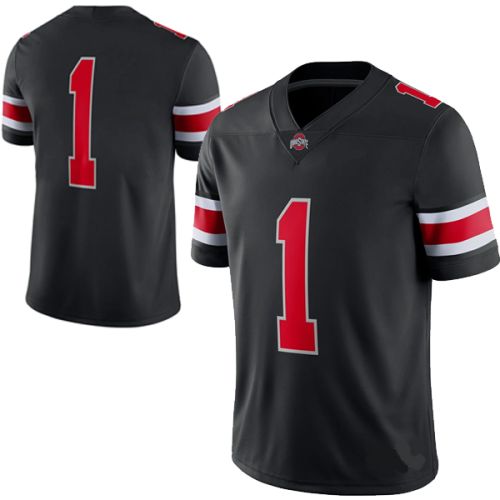 Ohio State Buckeyes Black NCAA College Football Jersey 