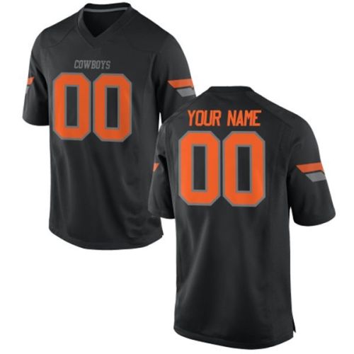 Oklahoma State Cowboys Black NCAA College Football Jersey 