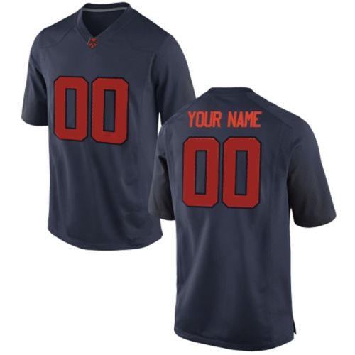 Syracuse Orange Navy Blue NCAA College Football Jersey 