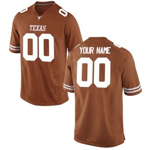 Texas Longhorns Orange NCAA College Football Jersey 