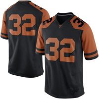 Texas Longhorns Black NCAA College Football Jersey 