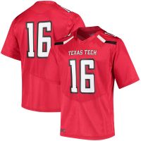 Texas Tech Scarlet Red NCAA College Football Jersey 