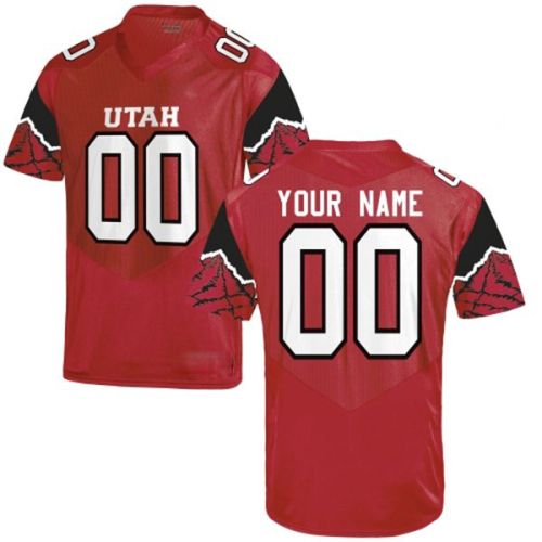 Utah Utes Red NCAA College Football Jersey 