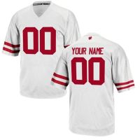 Wisconsin Badgers  White NCAA College Football Jersey 