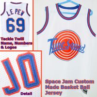 PEPE LE PEW 69 Space Jam Tune Squad White Movie Jersey