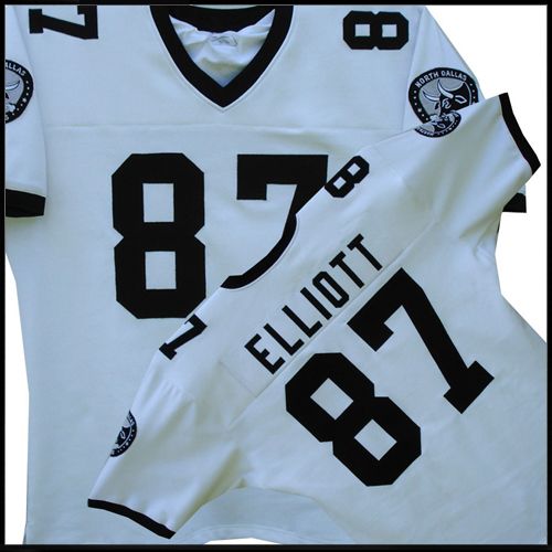 North Dallas Forty Movie Nick Nolte White #87 Elliott Jersey