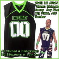 WWE D Generation DX Army Shawn Michaels Sleeveless Jersey Custom