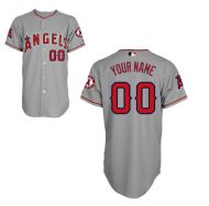 Los Angeles Angels Away Road Jersey Gray