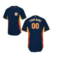 Houston Astros Authentic Style Personalized BP Blue Jersey