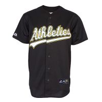 Oakland Athletics 1st Alternate Jersey Black White