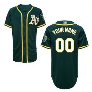 Oakland Athletics Authentic Style Personalized Alternate 1 Green Jersey