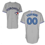 Toronto Blue Jays Authentic Style Personalized Road Gray Jersey