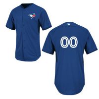 Toronto Blue Jays Authentic Style Personalized BP Blue Jersey