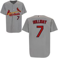 St. Louis Cardinals Authentic Style Gray Road Jersey #7 Matt Holliday