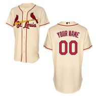 St. Louis Cardinals Authentic Style Personalized Alt Home White Jersey