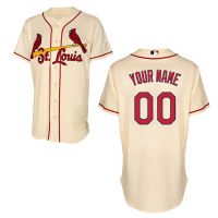 St. Louis Cardinals Authentic Style Personalized Alt Home White Jersey