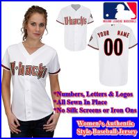 Arizona Diamondbacks Authentic Personalized Women's White Jersey