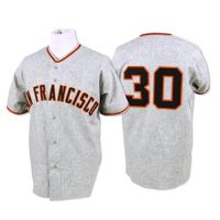 San Francisco Giants Legends Classic Road Gray Jersey Orlando Cepeda 30